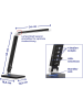 Wenko LED-Tischleuchte in Schwarz - (B)34 x (H)40 cm