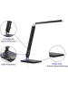 Wenko LED-Tischleuchte in Schwarz - (B)34 x (H)40 cm