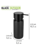 Wenko Seifenspender "Silo" in Schwarz - 250 ml