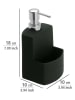 Wenko Afwasmiddeldispenser "Festival" zwart - 380 ml