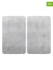 Wenko 2er-Set: Herdabdeckplatten "Beton" in Grau - (L)30 x (B)52 cm