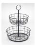 Wenko Etagere in Schwarz - (H)39 x Ø 28 cm