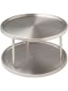 Wenko Carrousel "Duo" zilverkleurig - (H)15,5 x Ø 26,5 cm