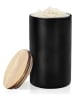 Wenko Aufbewahrungsdose "Mio" in Schwarz/ Hellbraun - (H)19 cm