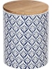 Wenko Pojemnik "Lorca" w kolorze biało-niebieskim - 950 ml