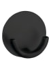 Wenko Wandhaken "Rondo" in Schwarz - Ø 5,5 cm