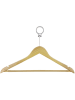 Wenko 4-delige set: kledinghangers naturel - (B)45 x (H)23,5 cm