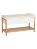 Wenko Schoenenbank wit/lichtbruin - (B)90 x (H)52 x (D)35 cm