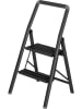 Wenko Huishoudtrap met 2 treden zwart - (B)45,5 x (H)84,5 x (D)43,5 cm