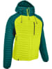 Maul Sport Stepp-Thermojacke "Kaunertal REC" in Petrol/ Limette