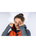 Maul Sport Fleecejacke "Taufstein" in Orange/ Anthrazit