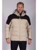 Maul Sport Steppjacke "Garmisch" in Beige/ Schwarz