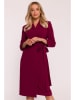 Stylove Kleid in Bordeaux