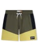 Timberland Badeshorts in Khaki/ Gelb