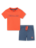 Timberland 2tlg. Outfit in Orange/ Blau