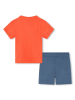 Timberland 2-delige outfit oranje/blauw