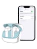SWEET ACCESS Kabellose Bluetooth-In-Ear-Kopfhörer in Weiß/ Hellblau