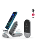 SWEET ACCESS Induktions-Docking-Station in Silber/ Schwarz