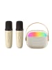 SWEET ACCESS 3tlg. Bluetooth-Karaoke-Set in Beige