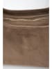 maison héritage PARIS Leder-Schultertasche "Isar" in Taupe - (B)36 x (H)16 x (T)11 cm