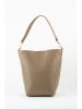 maison héritage PARIS Leren handtas "Leyla" taupe - (B)28 x (H)26 x (D)14 cm