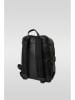 maison héritage PARIS Leder-Rucksack "Aldo" in Schwarz - (B)29 x (H)37 x (T)14 cm