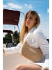 maison héritage PARIS Schultertasche "Nora" in Beige - (B)26 x (H)16 x (T)6 cm