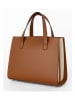 maison héritage PARIS Leder-Henkeltasche "Hera" in Hellbraun - (B)31 x (H)24 x (T)14 cm