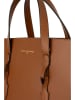 maison héritage PARIS Leder-Henkeltasche "Hera" in Hellbraun - (B)31 x (H)24 x (T)14 cm