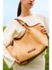 maison héritage PARIS Leder-Shopper "Ceto" in Beige/ Hellbraun - (B)48 x (H)30 x (T)10 cm