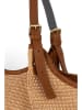 maison héritage PARIS Leder-Shopper "Ceto" in Beige/ Hellbraun - (B)48 x (H)30 x (T)10 cm