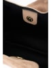 maison héritage PARIS Leder-Schultertasche "Ceto Mini" in Taupe - (B)33 x (H)23 x (T)10 cm