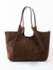 maison héritage PARIS Leren schoudertas "Ceto" bruin - (B)48 x (H)30 x (D)10 cm