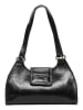 maison héritage PARIS Leder-Schultertasche "Alina" in Schwarz - (B)32 x (H)19 x (T)9 cm