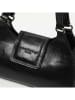 maison héritage PARIS Leder-Schultertasche "Alina" in Schwarz - (B)32 x (H)19 x (T)9 cm
