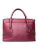 maison héritage PARIS Leder-Henkeltasche "Elara" in Bordeaux - (B)36 x (H)26 x (T)12 cm