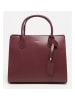 maison héritage PARIS Leder-Henkeltasche "Trip" in Bordeaux - (B)30,5 x (H)24 x (T)15,5 cm