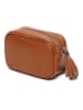 maison héritage PARIS Leder-Umhängetasche "Mini Gaby" in Hellbraun - (B)28 x (H)22 x (T)8 cm