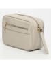 maison héritage PARIS Leder-Umhängetasche "Gaby" in Creme - (B)28 x (H)22 x (T)8 cm