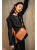 maison héritage PARIS Leder-Umhängetasche "Gaby" in Hellbraun - (B)22 x (H)28 x (T)8,5 cm
