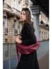 maison héritage PARIS Leder-Schultertasche "Valle" in Bordeaux - (B)44 x (H)21 cm