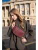 maison héritage PARIS Leder-Brustbeutel "Kimi" in Bordeaux - (B)24 x (H)12 x (T)5 cm