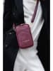 maison héritage PARIS Leder-Handytasche "Laila" in Bordeaux - (B)11 x (H)18 cm