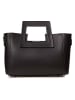 maison héritage PARIS Leren handtas "Jini" zwart - (B)30 x (H)22 x (D)10 cm