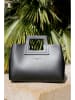 maison héritage PARIS Leren handtas "Jane" zwart - (B)34 x (H)26 x (D)11 cm