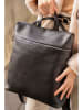 maison héritage PARIS Leder-Rucksack "Livia" in Schwarz - (B)32 x (H)35 x (T)12 cm