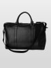 maison héritage PARIS Leder-Weekender "Lony" in Schwarz - (B)41 x (H)28 x (T)13,5 cm