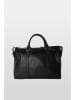 maison héritage PARIS Leder-Weekender "Lony" in Schwarz - (B)41 x (H)28 x (T)13,5 cm
