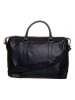 maison héritage PARIS Leder-Weekender "Lony" in Dunkelblau - (B)42 x (H)30 x (T)16 cm