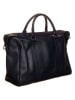 maison héritage PARIS Leder-Weekender "Lony" in Dunkelblau - (B)42 x (H)30 x (T)16 cm